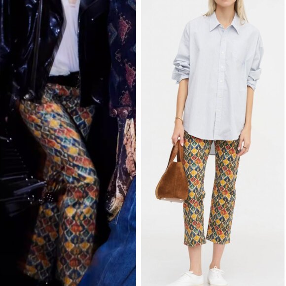 R13 Denim - NWT R13 Boy Straight Jeans 24/25/26/27 Gold Orange Ikat